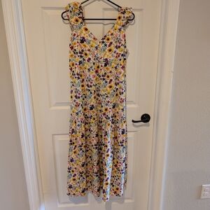 Floral Sleeveless Maxi Dress